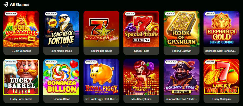 all games cashwin casino